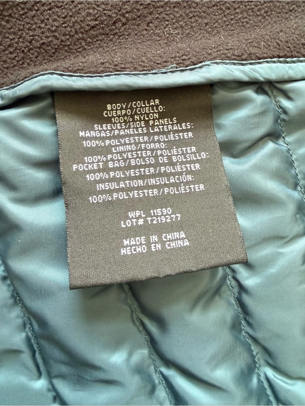 32 Degrees HEAT Women's XS Quilted Hybrid Full Zip Jacket Teal Black EUC - Picture 10 of 10